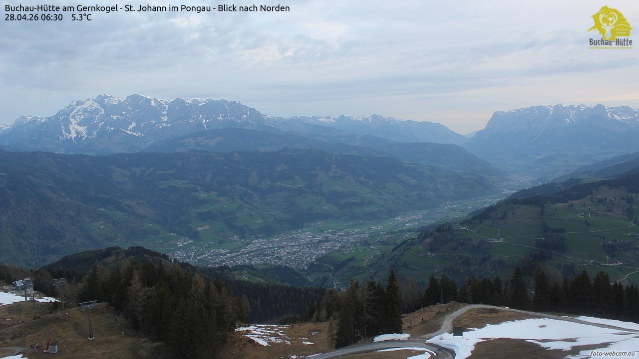 Archiv Foto Webcam Buchau-Hütte am Gernkogel - St. Johann