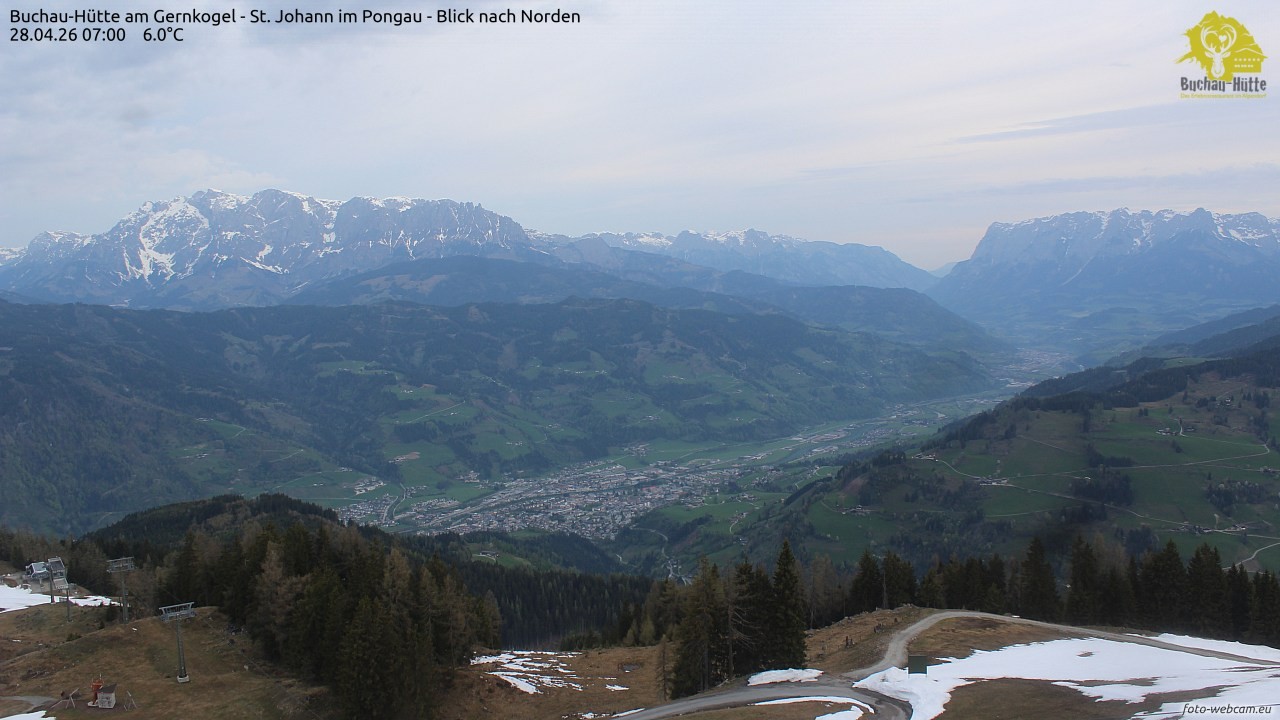 Archiv Foto Webcam Buchau-Hütte am Gernkogel - St. Johann