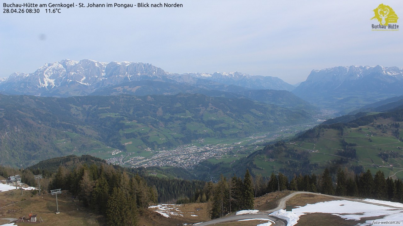 Archiv Foto Webcam Buchau-Hütte am Gernkogel - St. Johann