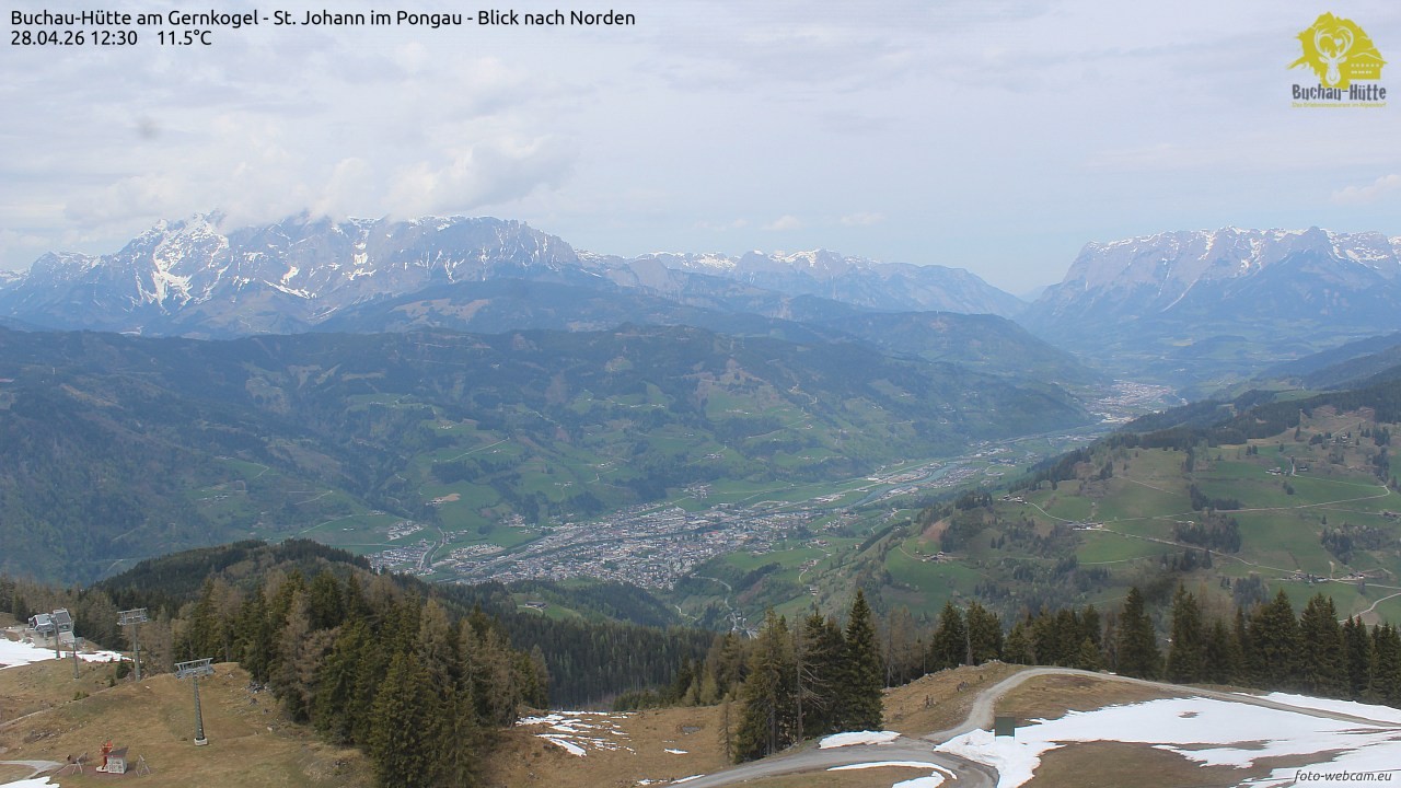 Archiv Foto Webcam Buchau-Hütte am Gernkogel - St. Johann