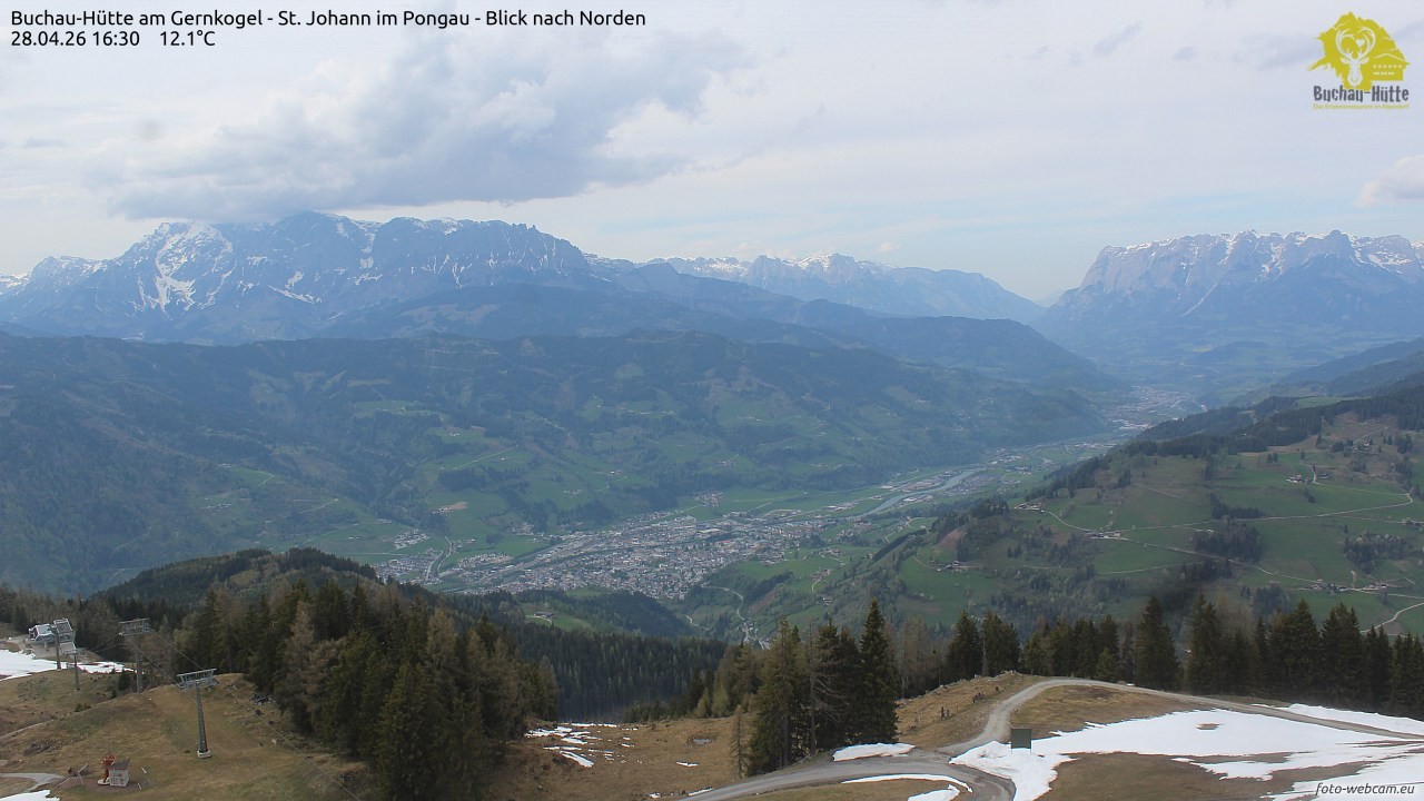 Archiv Foto Webcam Buchau-Hütte am Gernkogel - St. Johann