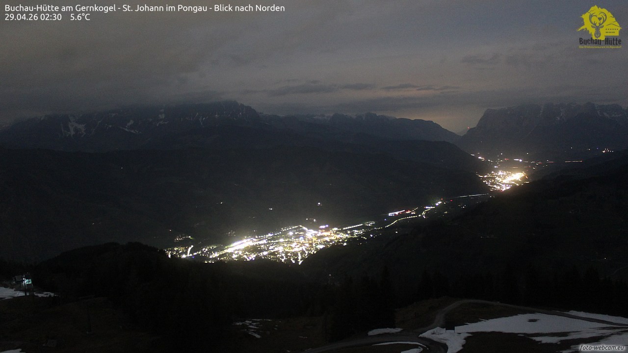 Archiv Foto Webcam Buchau-Hütte am Gernkogel - St. Johann