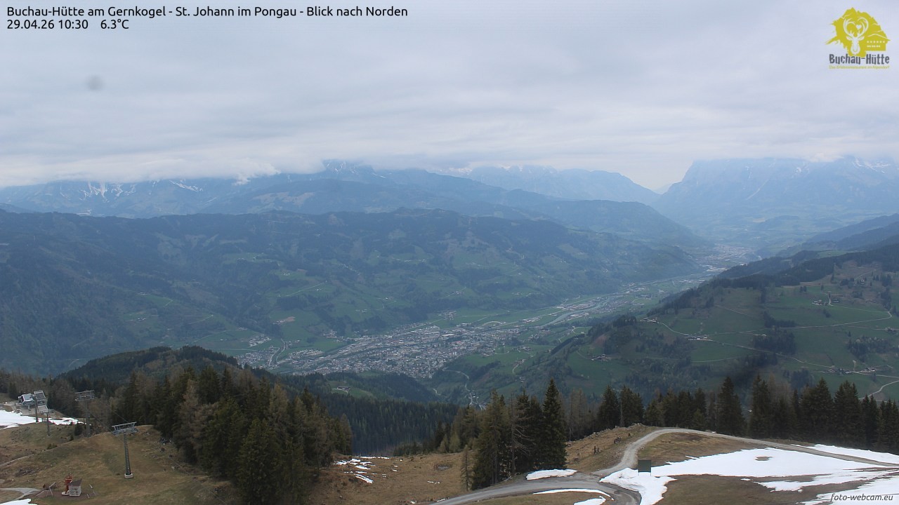 Archived image Webcam Gernkogel - View to the North
