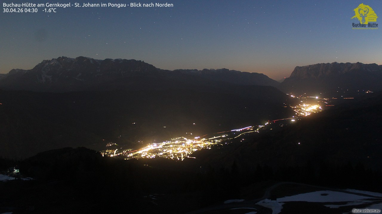 Archived image Webcam Gernkogel - View to the North