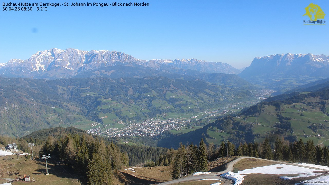 Archiv Foto Webcam Buchau-Hütte am Gernkogel - St. Johann