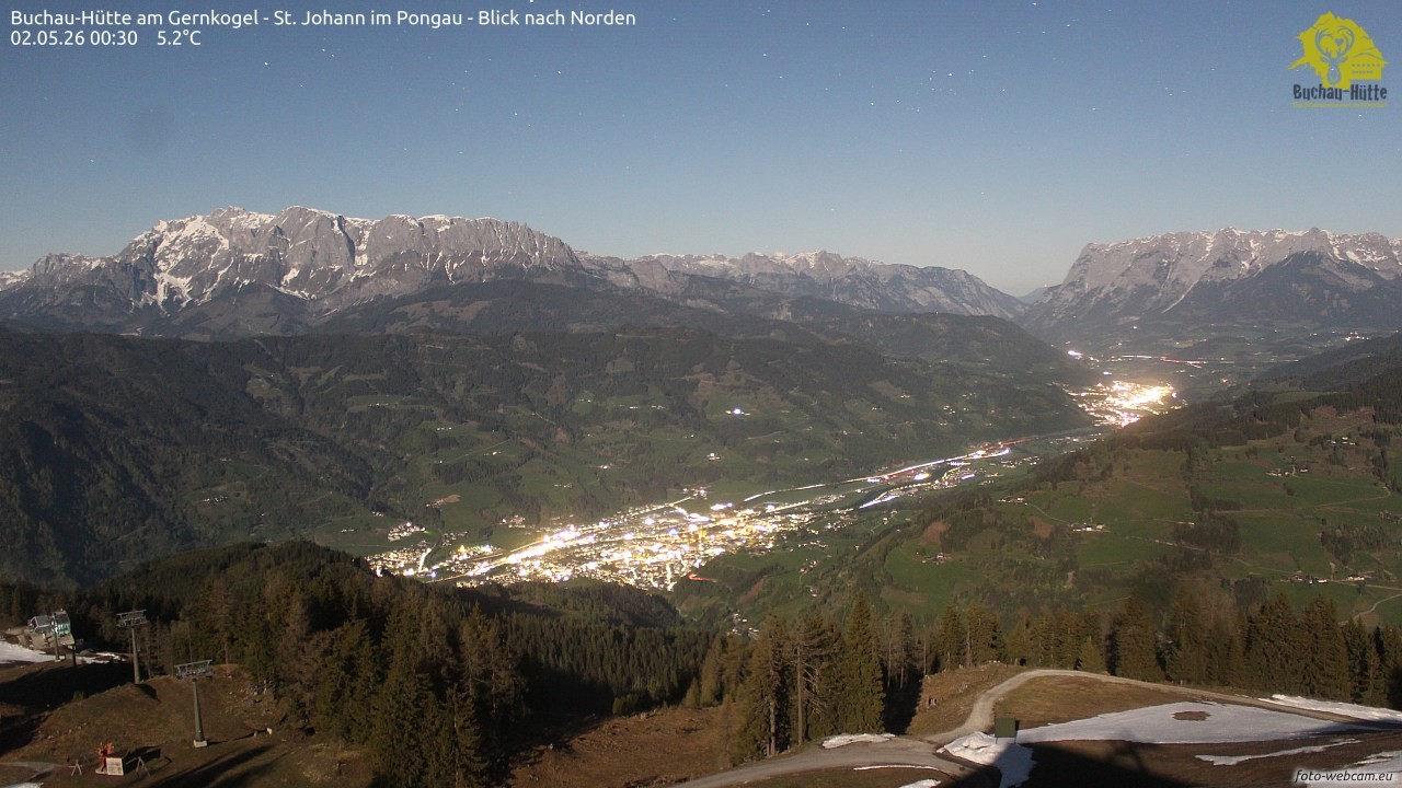 Archived image Webcam Gernkogel - View to the North