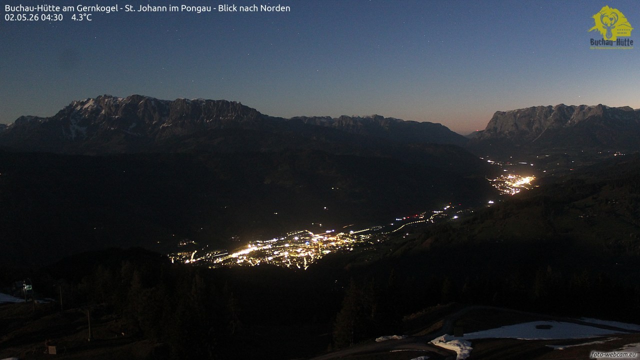 Archived image Webcam Gernkogel - View to the North