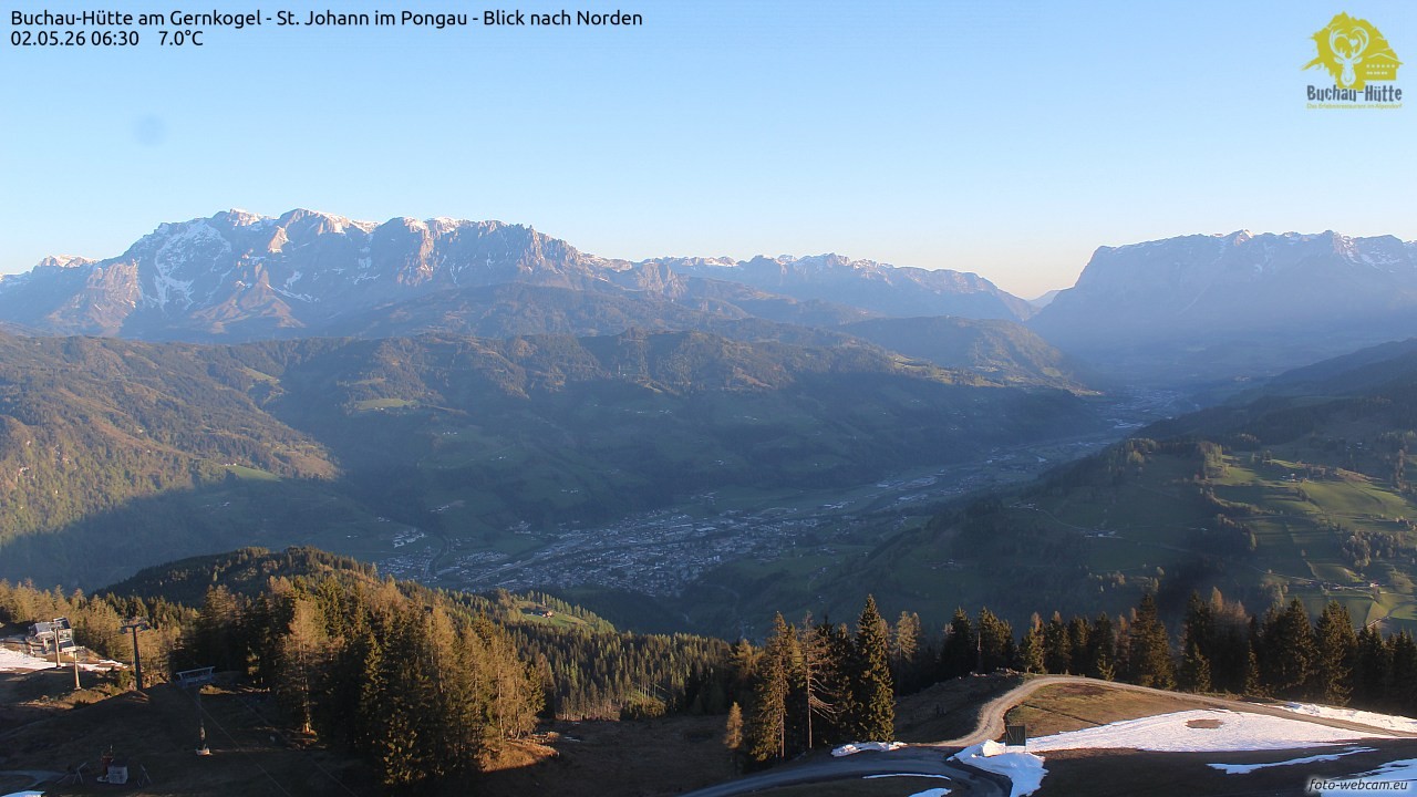 Archived image Webcam Gernkogel - View to the North