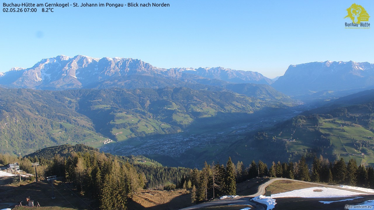 Archived image Webcam Gernkogel - View to the North