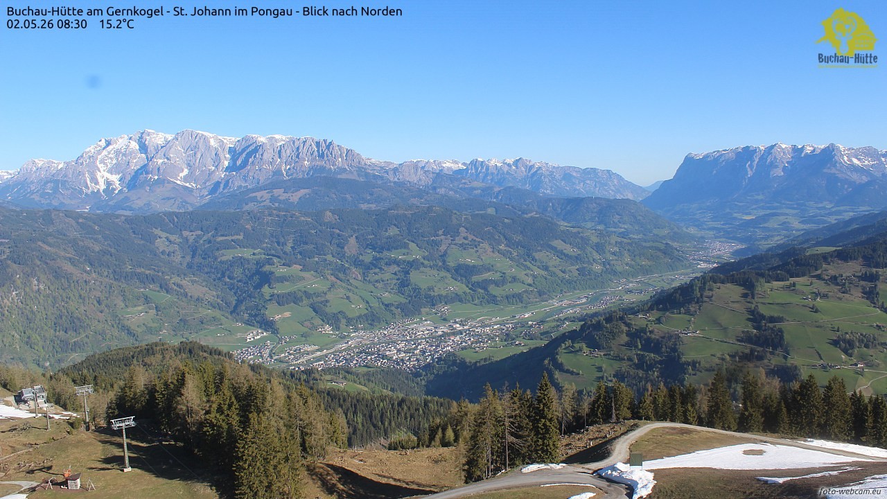 Archived image Webcam Gernkogel - View to the North