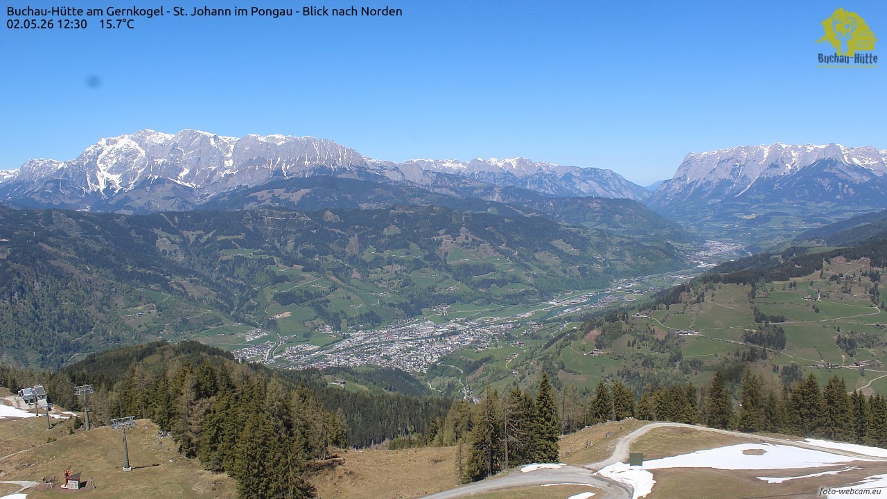 Archived image Webcam Gernkogel - View to the North
