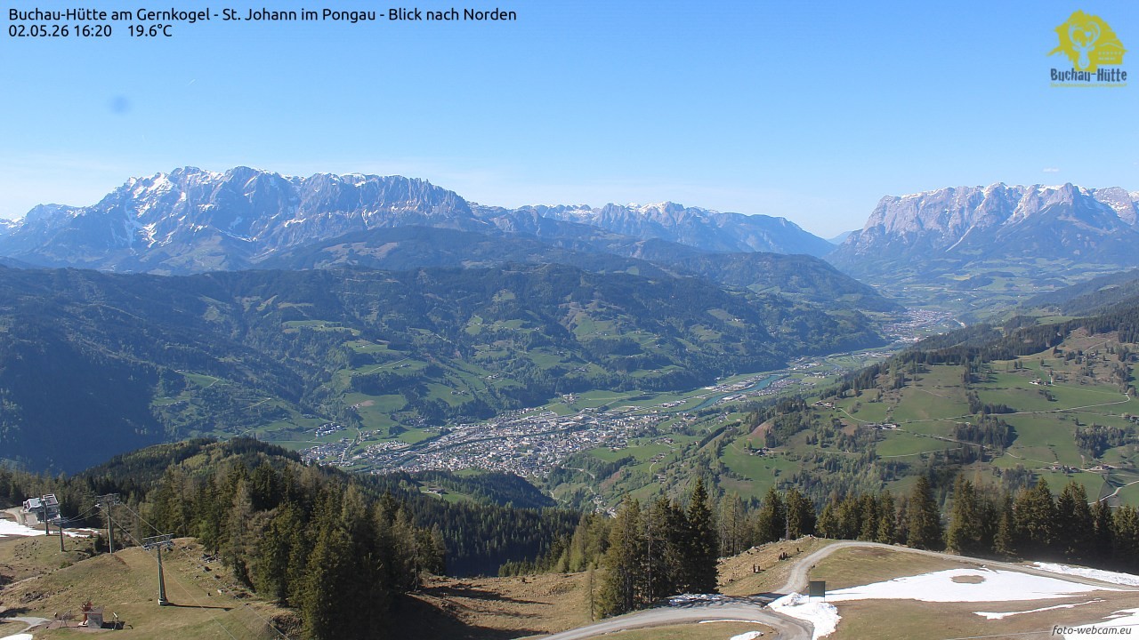 Archived image Webcam Gernkogel - View to the North