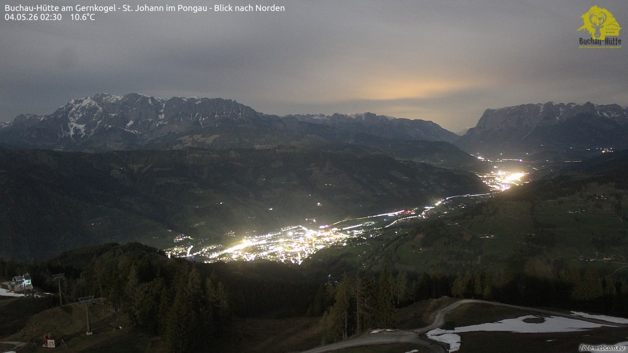 Archived image Webcam Gernkogel - View to the North
