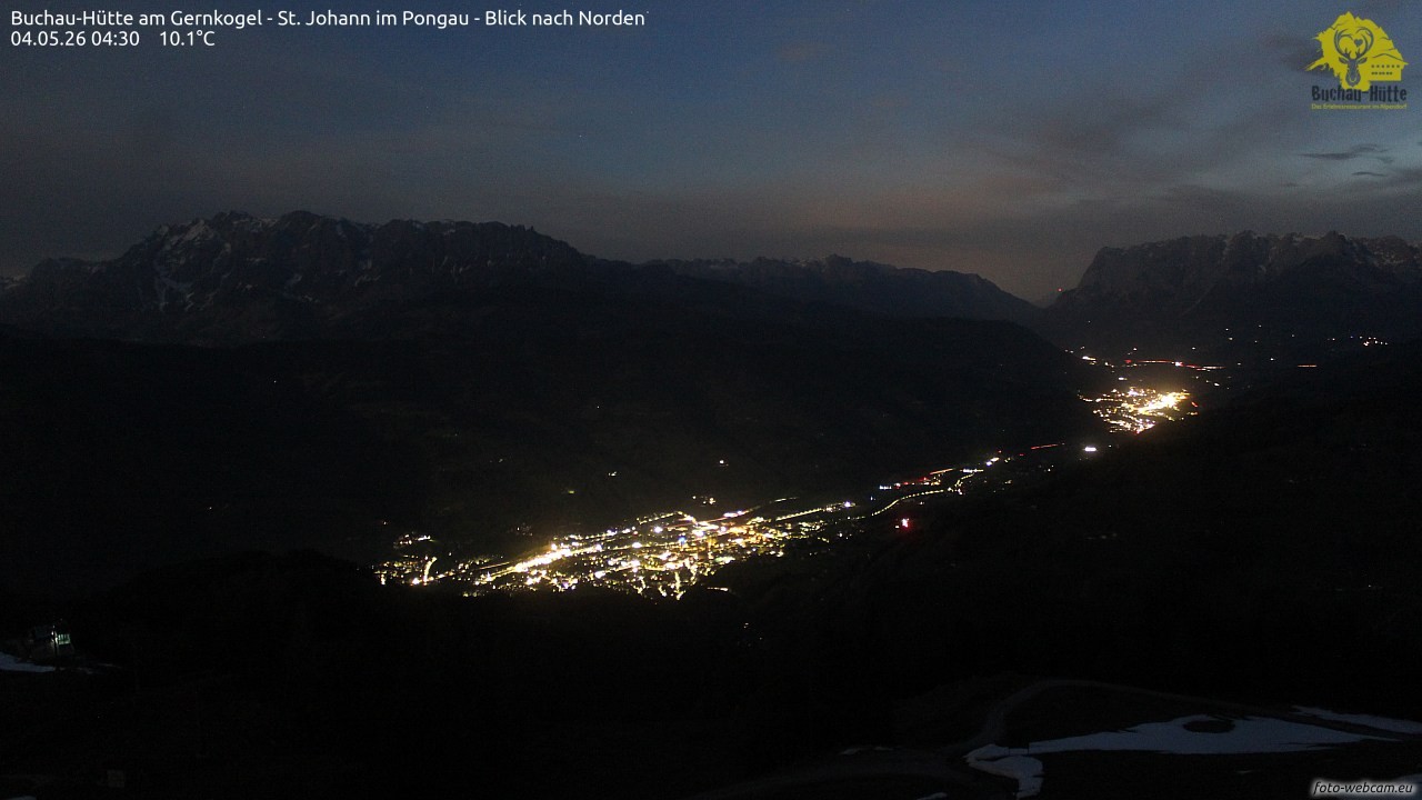 Archiv Foto Webcam Buchau-Hütte am Gernkogel - St. Johann