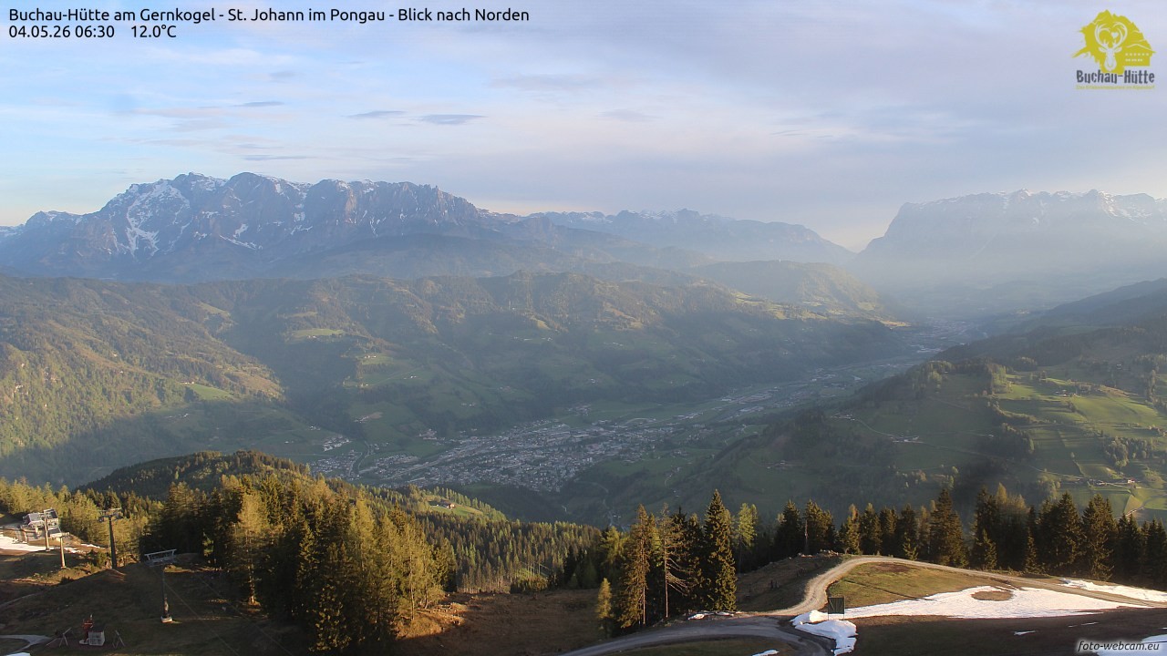 Archiv Foto Webcam Buchau-Hütte am Gernkogel - St. Johann