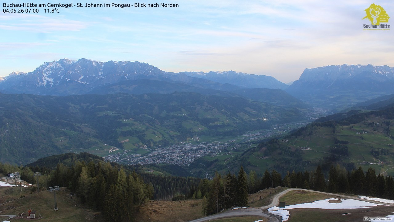 Archiv Foto Webcam Buchau-Hütte am Gernkogel - St. Johann