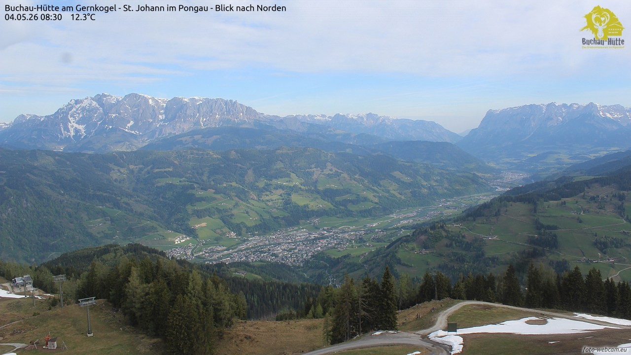 Archiv Foto Webcam Buchau-Hütte am Gernkogel - St. Johann