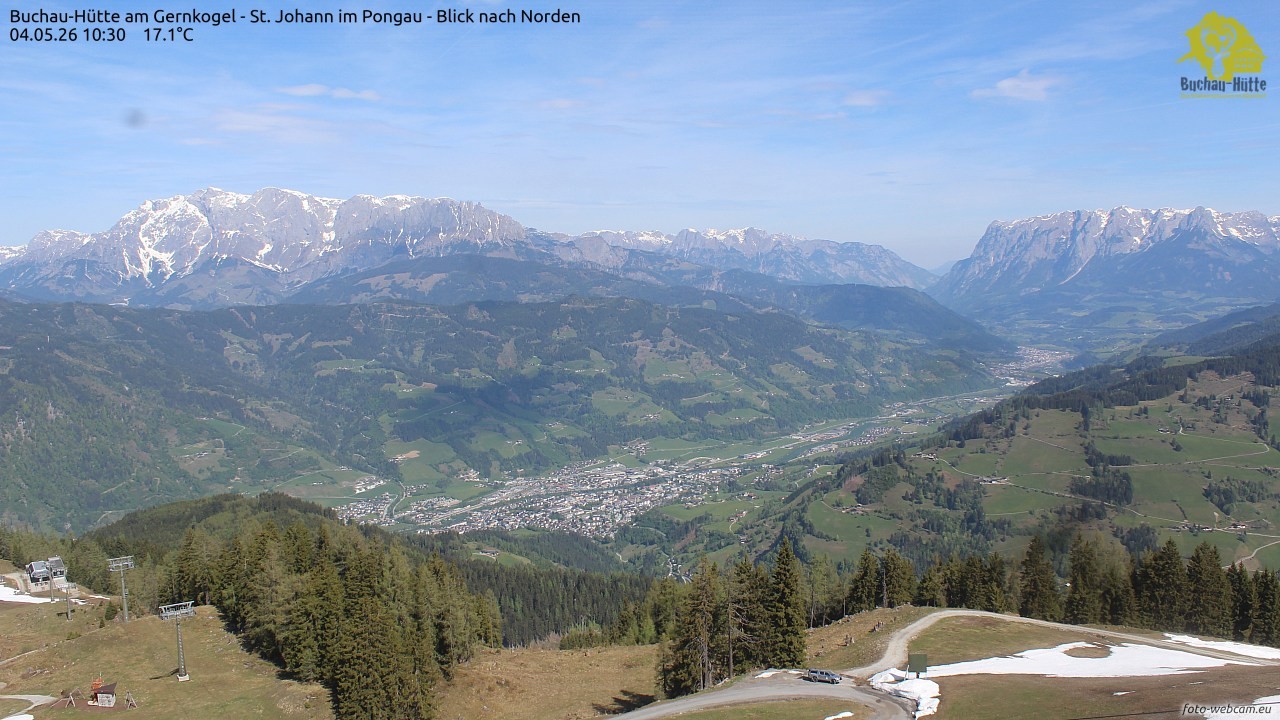 Archiv Foto Webcam Buchau-Hütte am Gernkogel - St. Johann