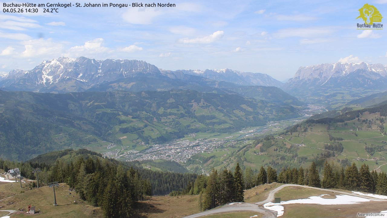 Archiv Foto Webcam Buchau-Hütte am Gernkogel - St. Johann