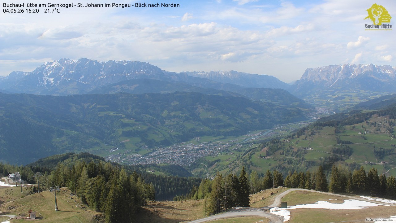 Archiv Foto Webcam Buchau-Hütte am Gernkogel - St. Johann