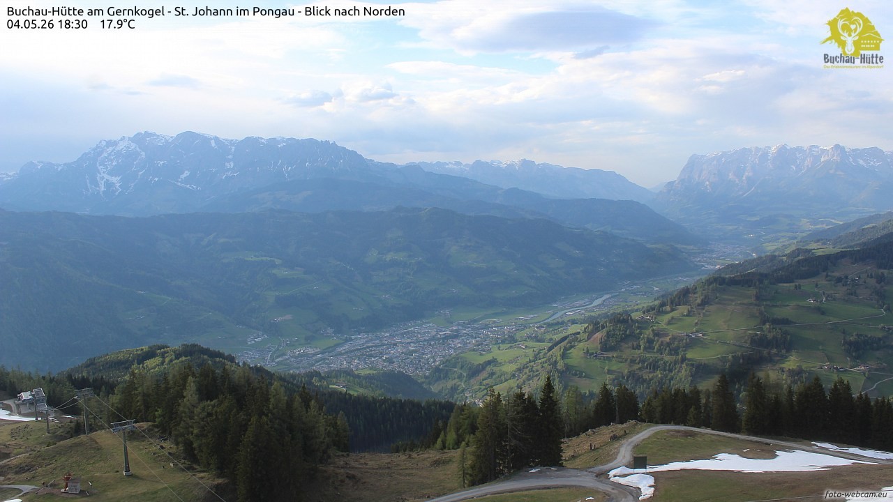 Archiv Foto Webcam Buchau-Hütte am Gernkogel - St. Johann
