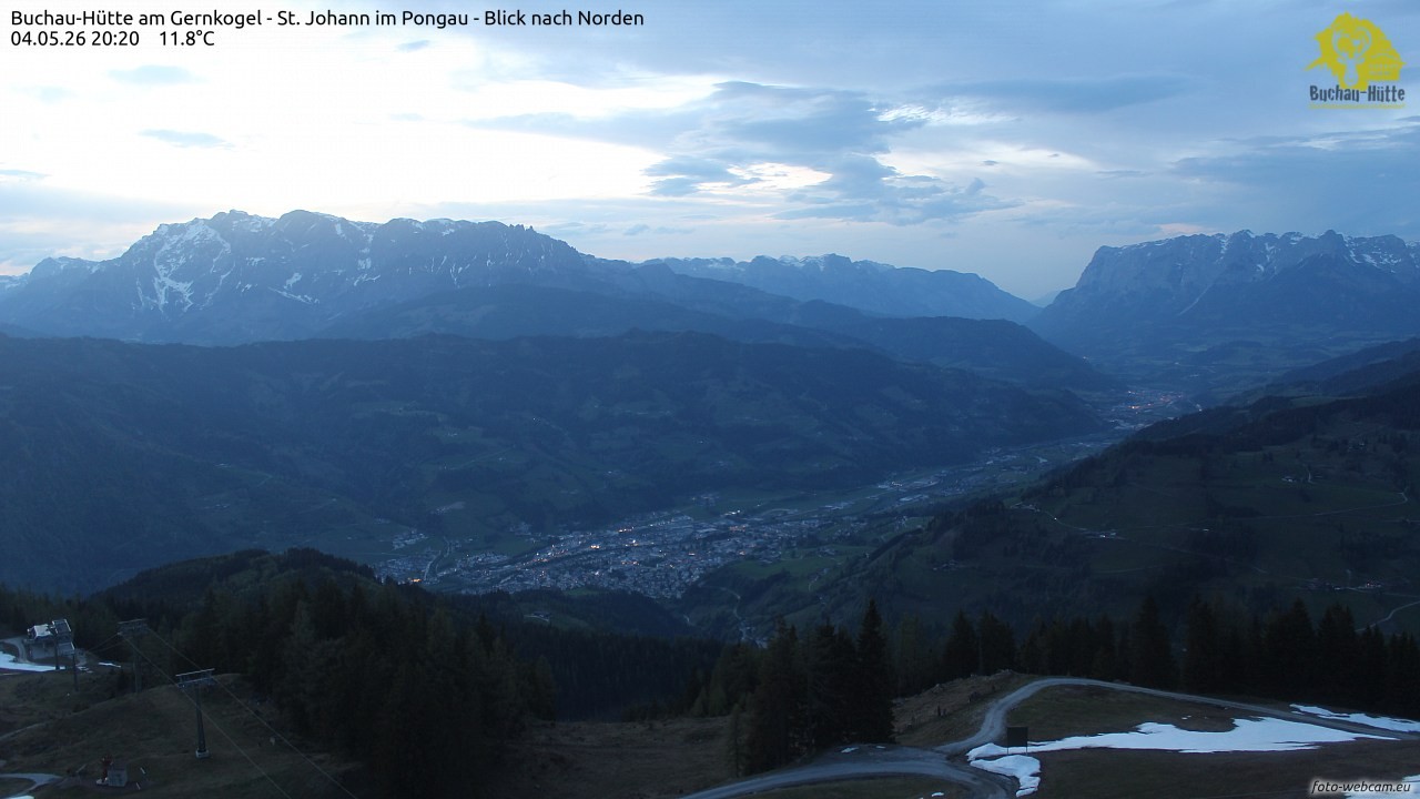Archiv Foto Webcam Buchau-Hütte am Gernkogel - St. Johann