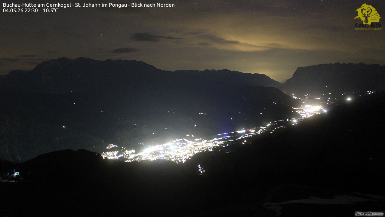 Archiv Foto Webcam Buchau-Hütte am Gernkogel - St. Johann