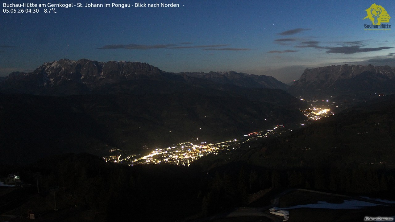 Archiv Foto Webcam Buchau-Hütte am Gernkogel - St. Johann