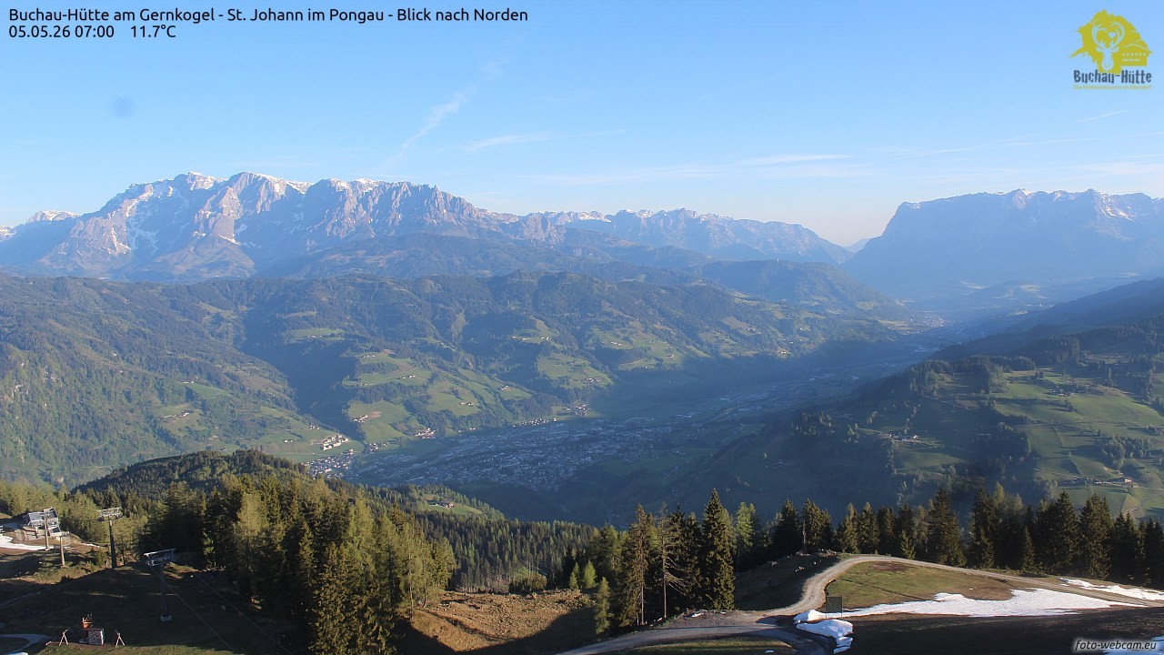 Archiv Foto Webcam Buchau-Hütte am Gernkogel - St. Johann