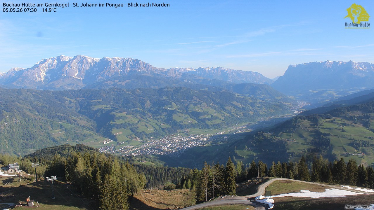 Archiv Foto Webcam Buchau-Hütte am Gernkogel - St. Johann