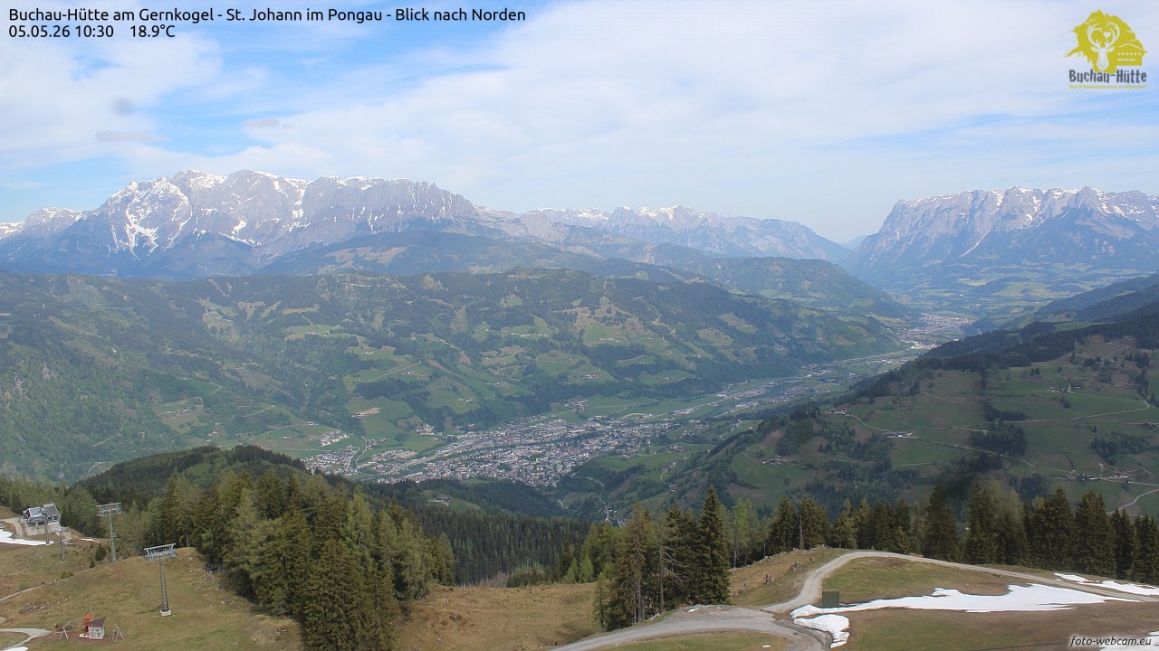 Archiv Foto Webcam Buchau-Hütte am Gernkogel - St. Johann