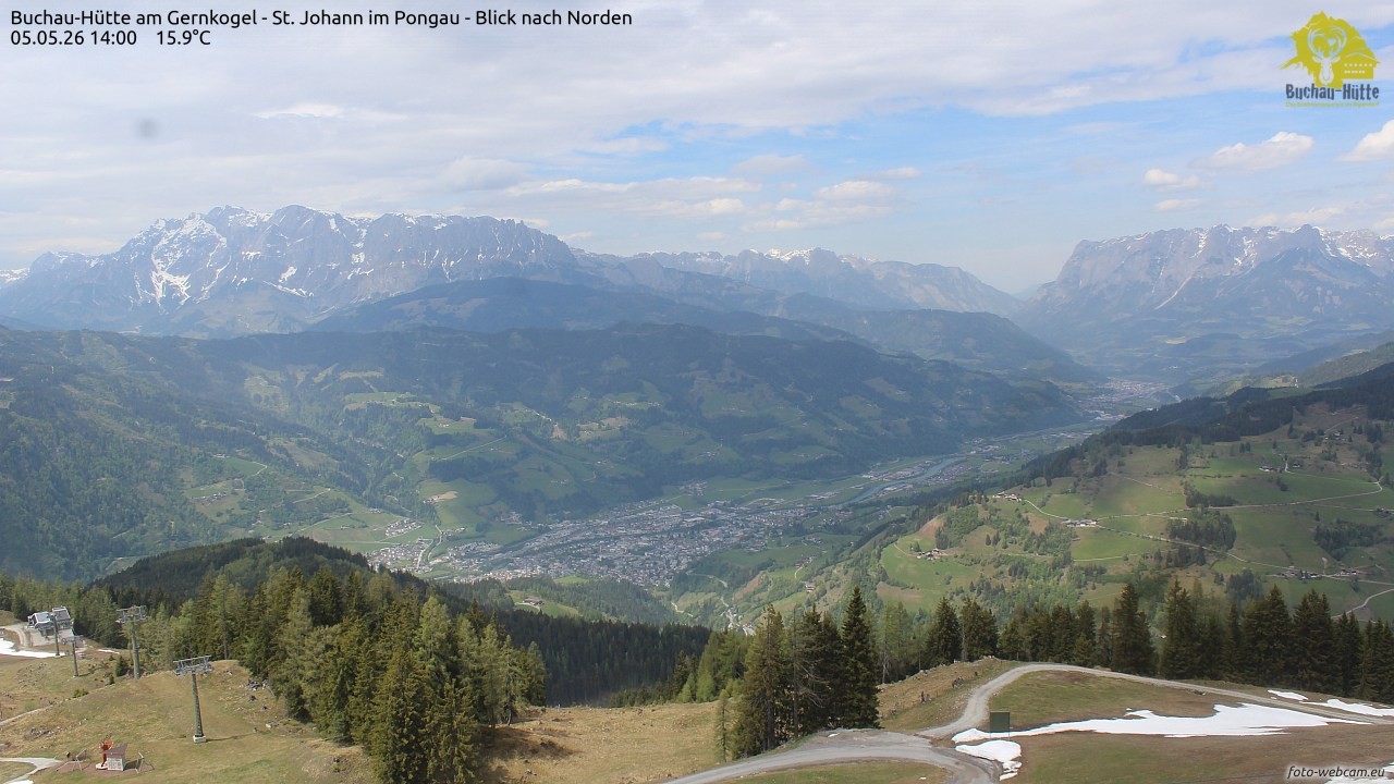 Archiv Foto Webcam Buchau-Hütte am Gernkogel - St. Johann