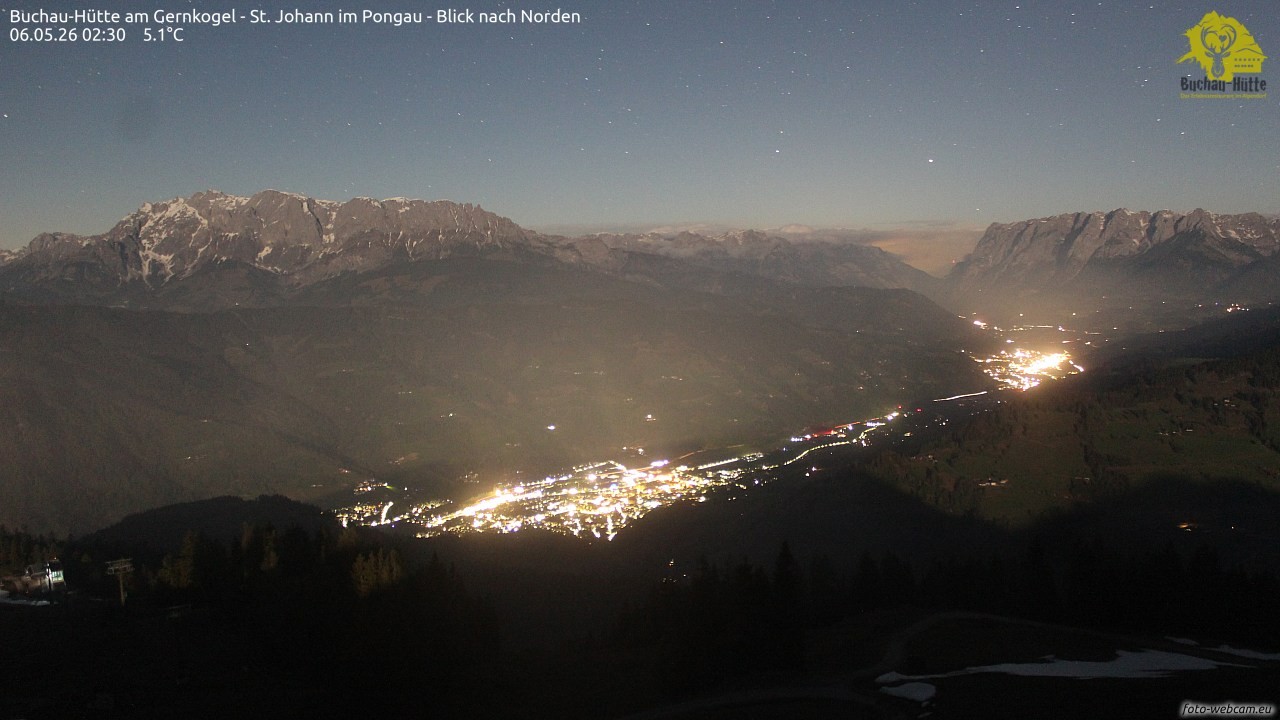 Archived image Webcam Gernkogel - View to the North