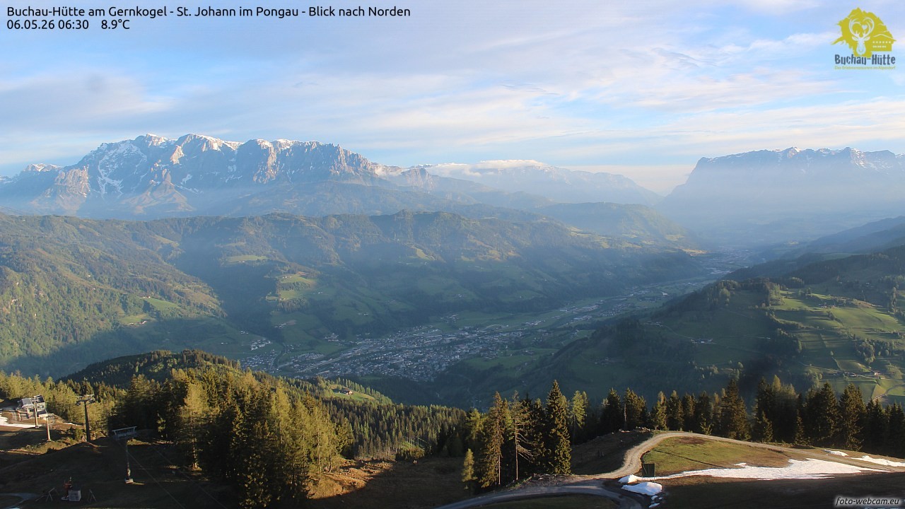 Archived image Webcam Gernkogel - View to the North