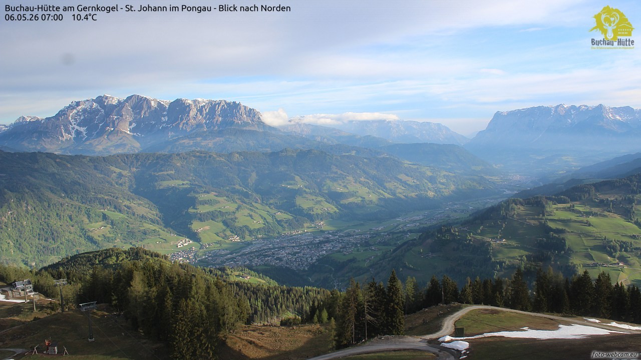 Archived image Webcam Gernkogel - View to the North