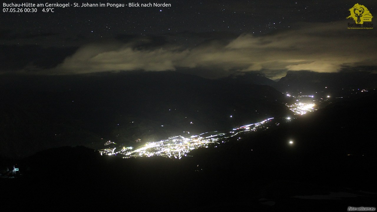 Archiv Foto Webcam Buchau-Hütte am Gernkogel - St. Johann