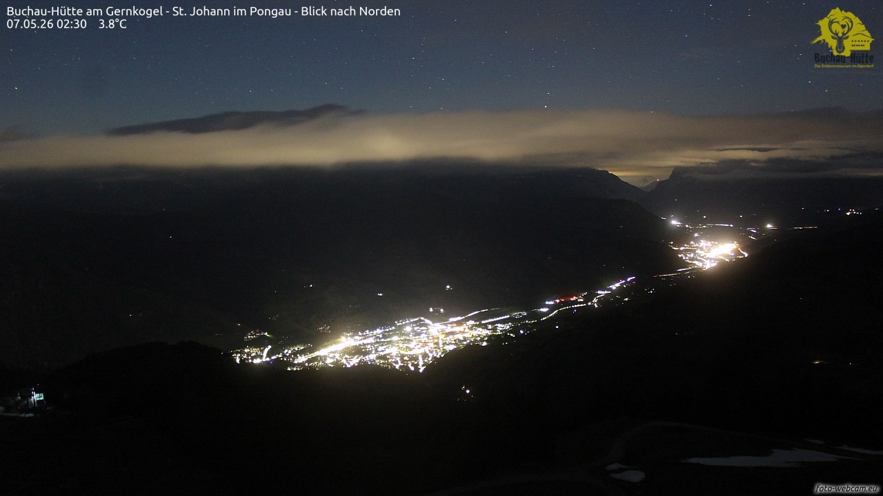Archiv Foto Webcam Buchau-Hütte am Gernkogel - St. Johann