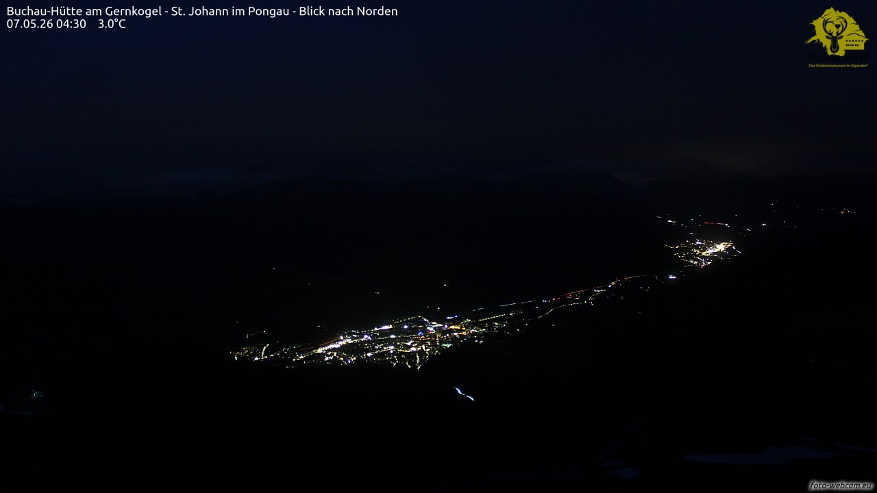 Archiv Foto Webcam Buchau-Hütte am Gernkogel - St. Johann