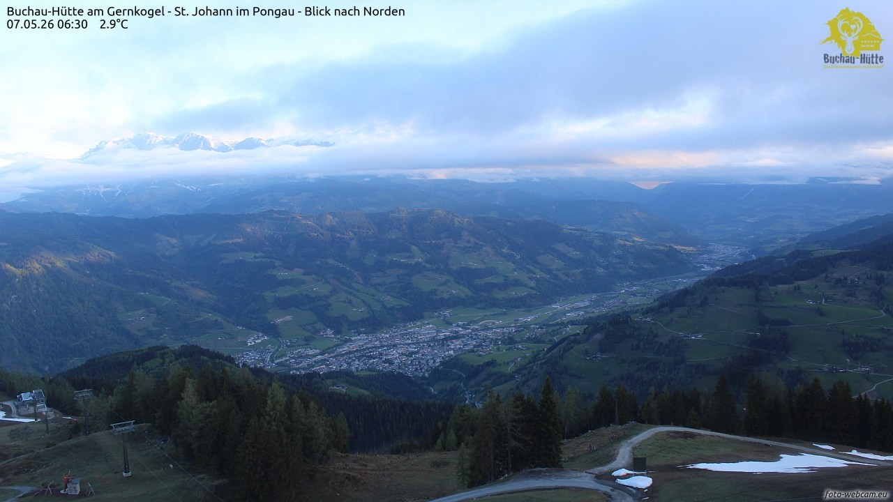 Archiv Foto Webcam Buchau-Hütte am Gernkogel - St. Johann