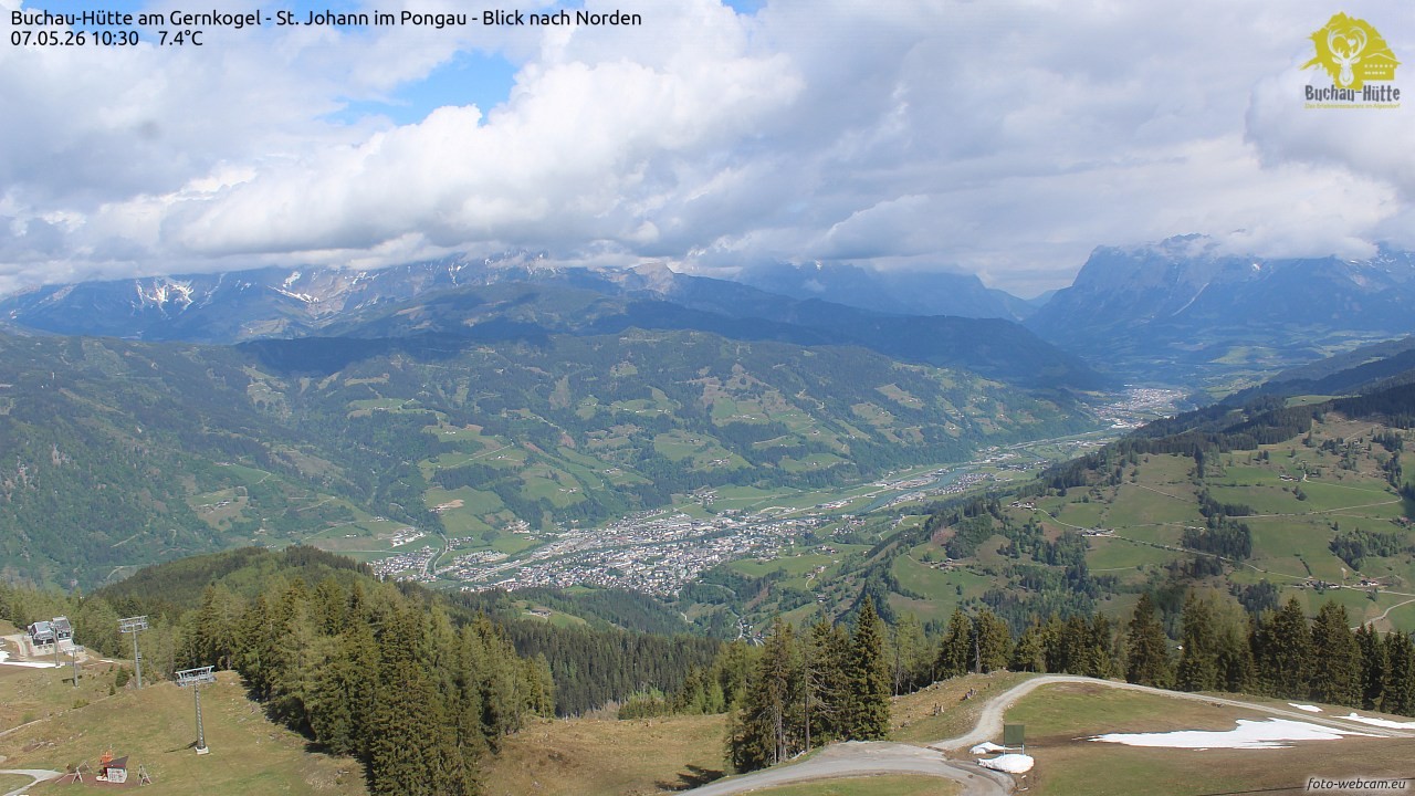 Archiv Foto Webcam Buchau-Hütte am Gernkogel - St. Johann