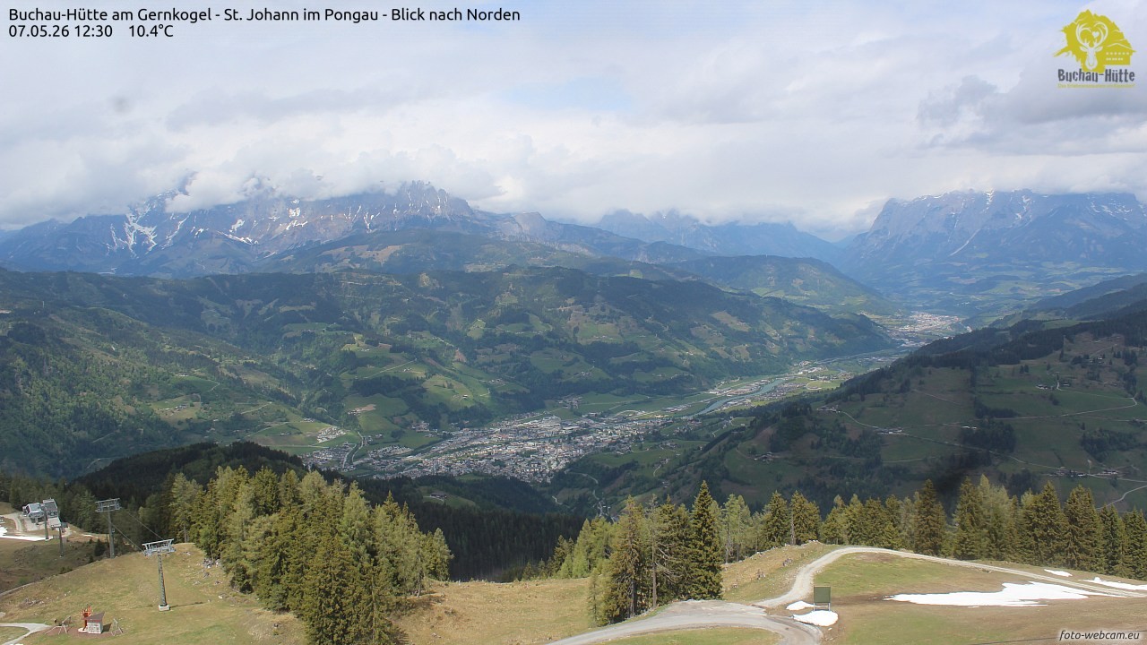 Archiv Foto Webcam Buchau-Hütte am Gernkogel - St. Johann