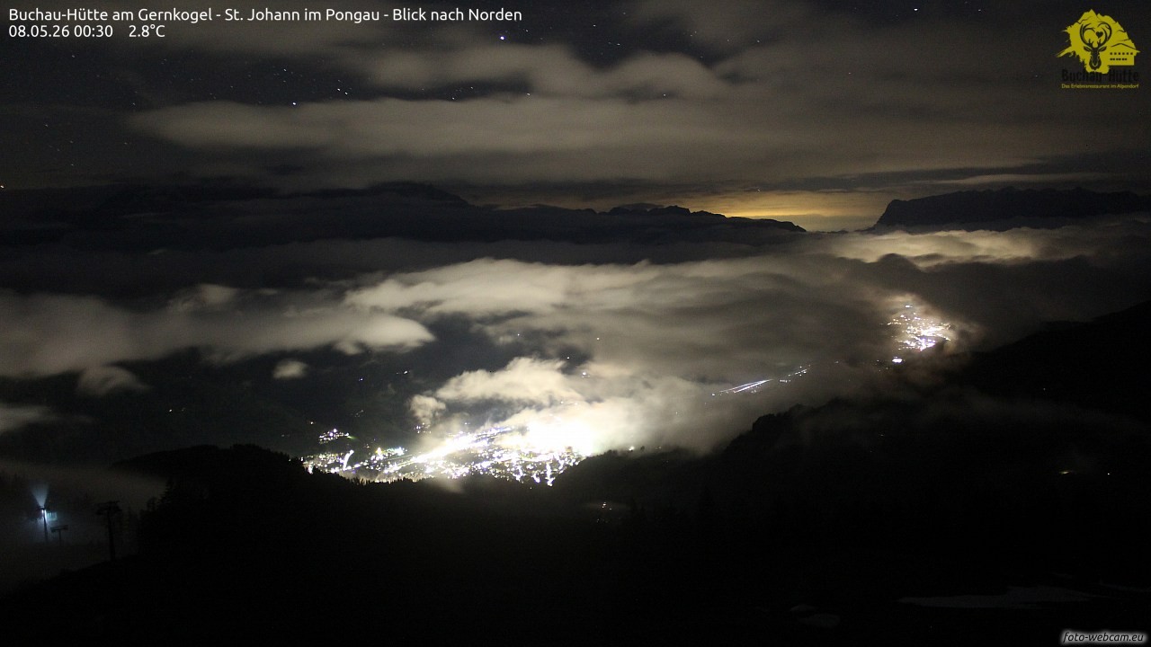 Archiv Foto Webcam Buchau-Hütte am Gernkogel - St. Johann