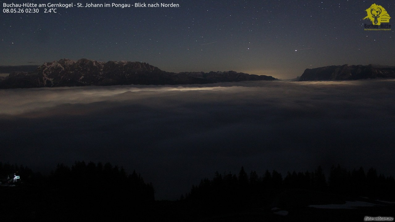 Archiv Foto Webcam Buchau-Hütte am Gernkogel - St. Johann