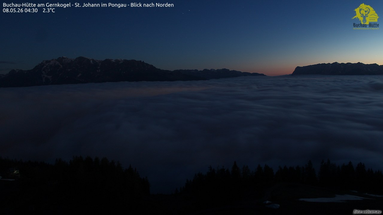 Archiv Foto Webcam Buchau-Hütte am Gernkogel - St. Johann