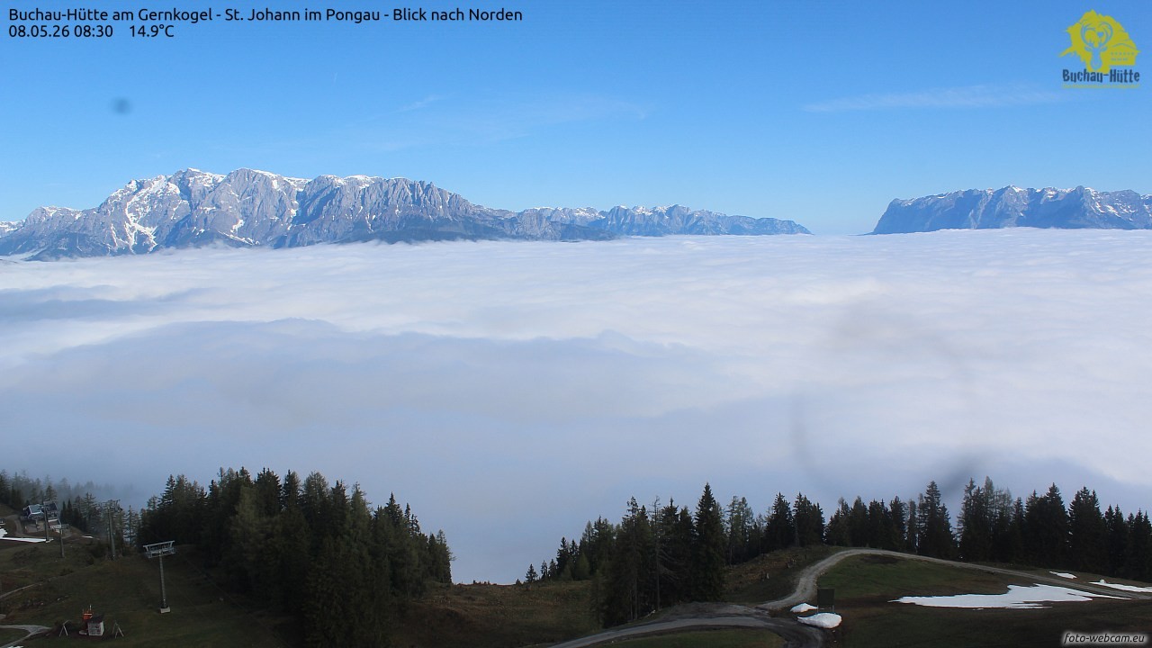 Archiv Foto Webcam Buchau-Hütte am Gernkogel - St. Johann