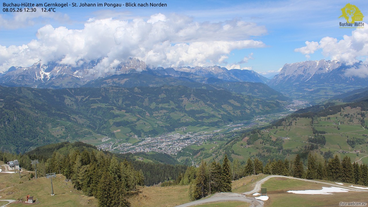 Archiv Foto Webcam Buchau-Hütte am Gernkogel - St. Johann