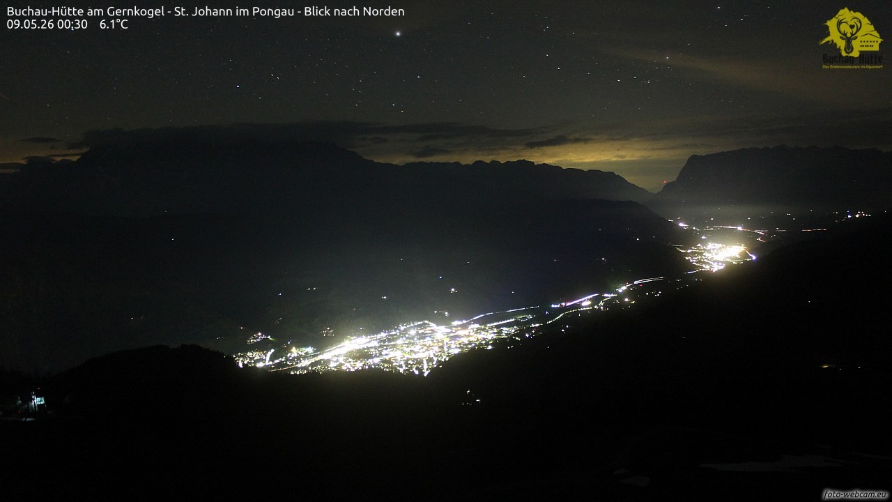 Archiv Foto Webcam Buchau-Hütte am Gernkogel - St. Johann