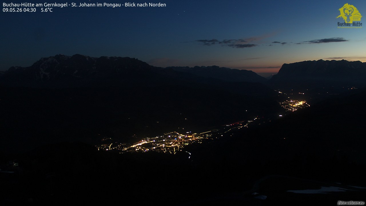Archiv Foto Webcam Buchau-Hütte am Gernkogel - St. Johann