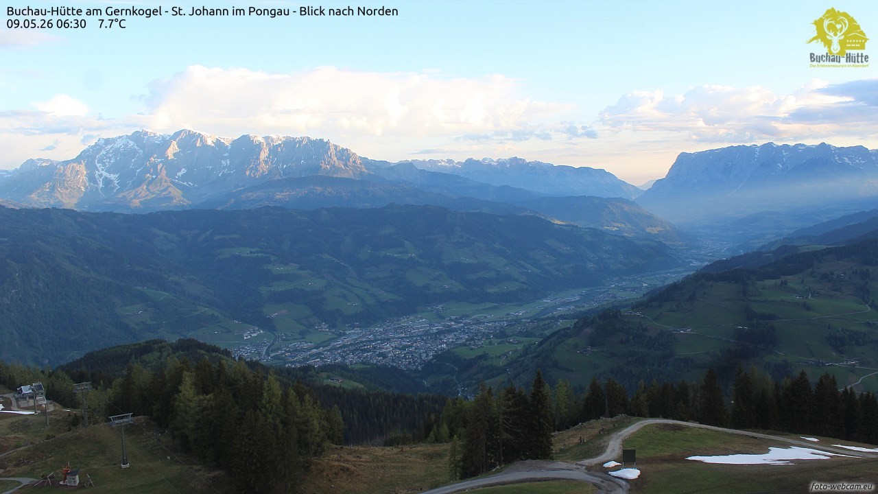 Archived image Webcam Gernkogel - View to the North