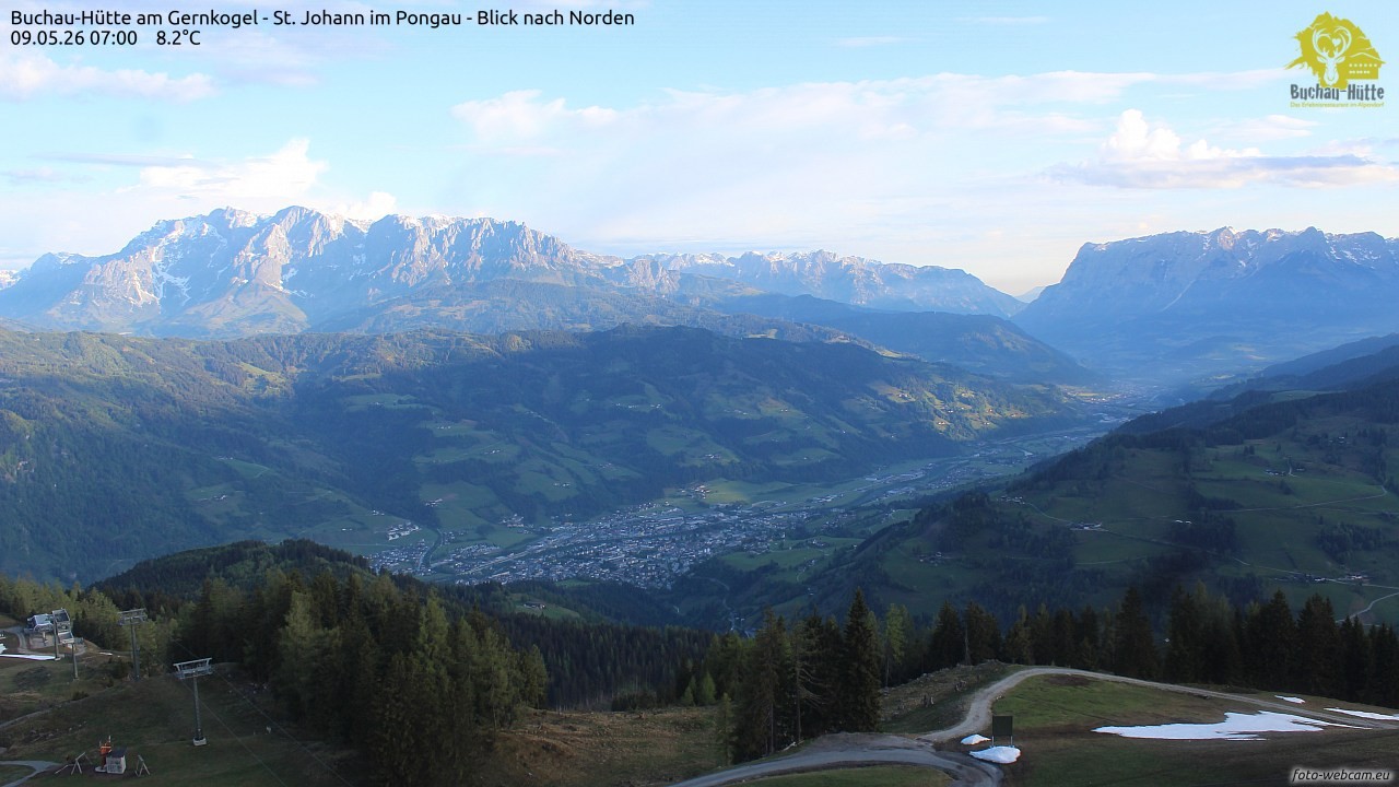 Archived image Webcam Gernkogel - View to the North